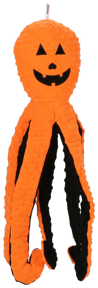 Thumbnail 1: Petlou 26 in Jack O Lantern Octopus Dog Toy  