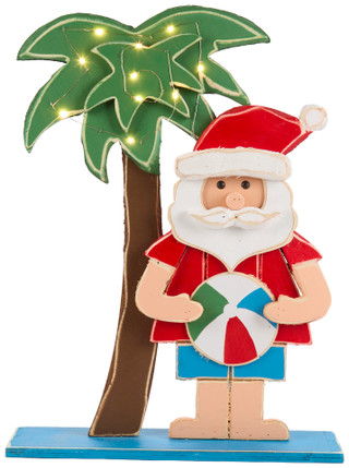 Thumbnail 1: Brighten the Season 26 In LED Coastal Santa Decor  