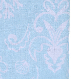 Thumbnail 2: Caribbean Joe oastal Damask Textured Shower Curtain 
