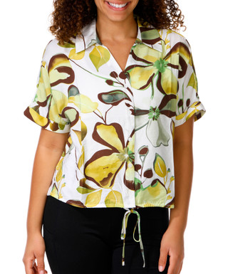 Thumbnail 3: Adrianna Papell Tie Hem Woven Shirt 