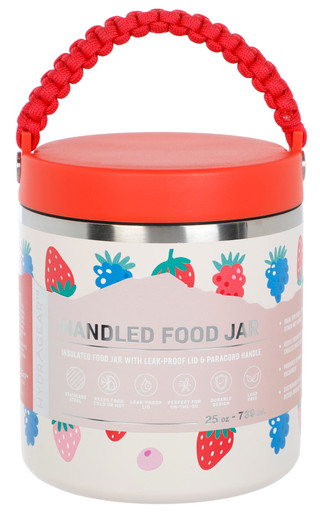 Thumbnail 1: Hydragear 25-Oz. Insulated Food Jar with Paracord Handle 