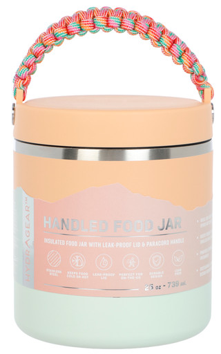 Thumbnail 2: Hydragear 25 Oz. Insulated Food Jar with Paracord Handle 