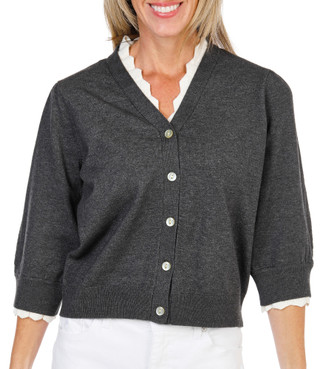 Thumbnail 2: Democracy Women's Petite Sweater Cardigan Top 