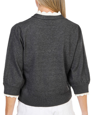 Thumbnail 3: Democracy Women's Petite Sweater Cardigan Top 