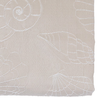 Thumbnail 3: Caribbean Joe Turtle Bay Jacquard Shower Curtain 