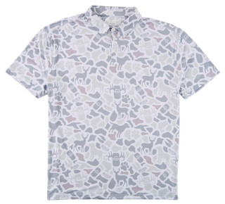 Thumbnail 2: Jedco Men's Short Sleeve Printed Camo Polo 