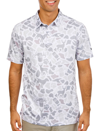 Thumbnail 5: Jedco Men's Short Sleeve Printed Camo Polo 