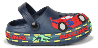 Thumbnail 1: AMERICAN EXCHANGE Boys Light-Up Race Car Clogs 