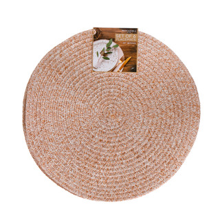 Thumbnail 2: Rockhill Home 6 Pk 15 in Decorative Woven Round Placemats 