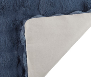 Thumbnail 1: CHD Home Textiles Bubble Faux Fur Accent Rug 