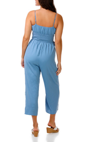 Thumbnail 1: Inspired Hearts Juniors' Sleeveless Smocked Waist Maxi Dress 