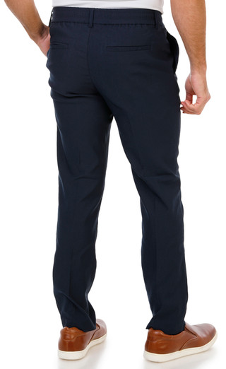 Thumbnail 3: Perry Ellis Men's Slim Hyper Stretch Drawstring Chino Pants 