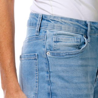 Thumbnail 3: Express Women's Mid-Rise  Hyper Stretch Skinny Jeans 