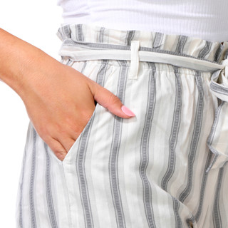 Thumbnail 1: Love Poem Juniors' Paperbag Waist Tie Front Shorts 