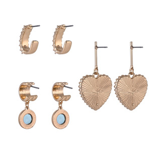 Thumbnail 1: RACHEL ROY 3 Pr Drop Earring Set 