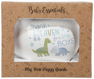 Thumbnail 2: Baby Essentials Boy's My First Piggy Bank 