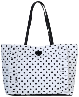 Thumbnail 2: Luv Betsey Large Ruffle Polka Dot Tote 