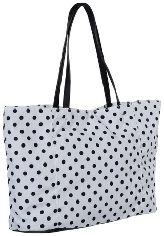 Thumbnail 3: Luv Betsey Large Ruffle Polka Dot Tote 