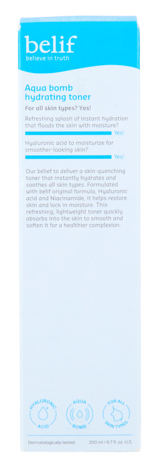 Thumbnail 2: BELIF 6.7 oz Aqua Bomb Hydrating Toner 
