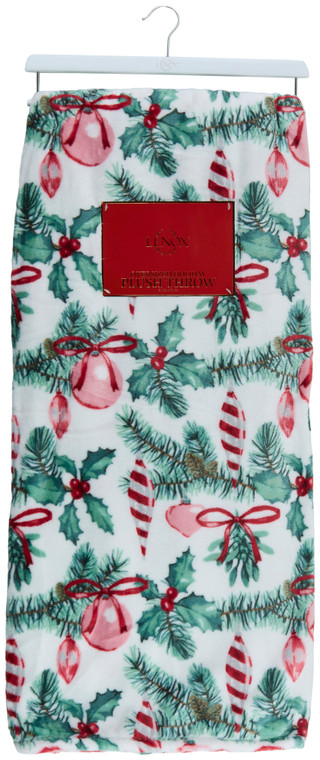 Thumbnail 1: Lenox 60x70 Christmas Oversized Plush Throw  