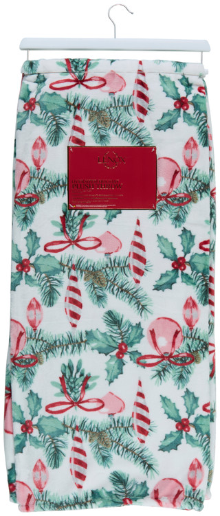 Thumbnail 2: Lenox 60x70 Christmas Oversized Plush Throw  