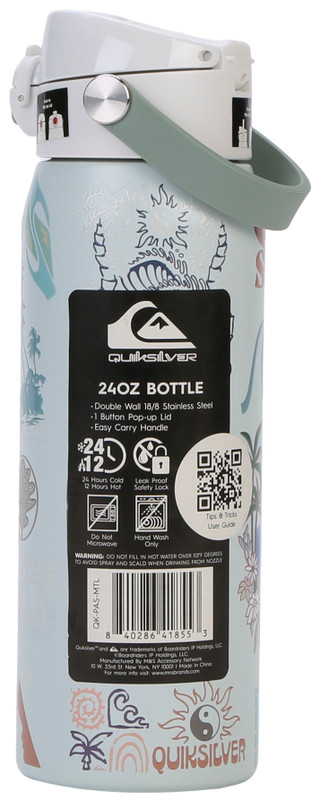 Thumbnail 1: Quicksilver 24 oz The Pasadena Double Wall Stainless Steel Tumbler   