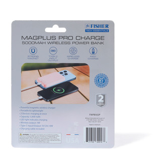 Thumbnail 2: Fisher MagPlus Pro Charger 5000MAH Wireless Power Bank 