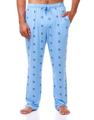 Thumbnail 3: PENGUIN Men's Classic Deluxe Print Sleep Pants 