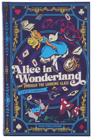 Thumbnail 1: Page Publications Alice in Wonderland Deluxe Hardcover Book  