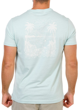 Thumbnail 2: Maori Hook Men's Short Sleeve Beach Graphic Crew Neck Tee 