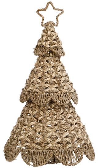 Thumbnail 1: Caribbean Joe 25 In Seagrass Scallop Tier Christmas Tree  