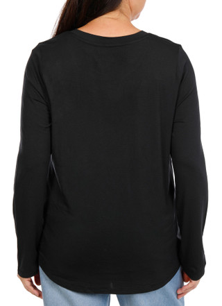 Thumbnail 3: Thread & Supply Women's Plus Long Sleeve Solid Top 