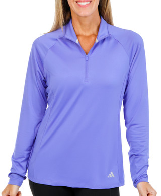 Thumbnail 1: Adidas Women's Active 1/4 Zip UPF 50 Long Sleeve Top 