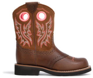 Thumbnail 1: ARIAT Youth Girls Fatbaby Cowgirl Boots  