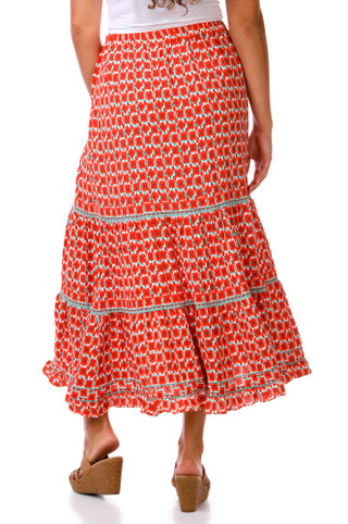 Thumbnail 1: MAX STUDIO Women's Soft Crepe Tier Skirt 
