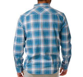 Thumbnail 1: Weatherproof Vintage Men's Long Sleeve Burnout Button Up Flannel  