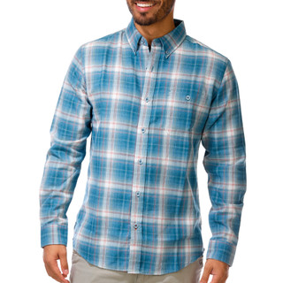 Thumbnail 2: Weatherproof Vintage Men's Long Sleeve Burnout Button Up Flannel  