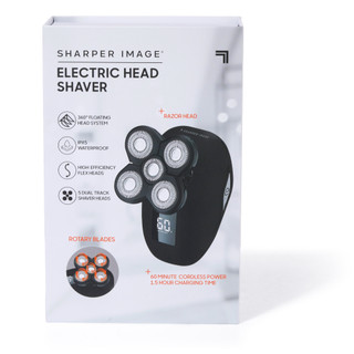 Thumbnail 7: SHARPER IMAGE Men's Wet and Dry Electric Head Shaver 