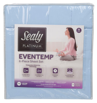 Thumbnail 2: Sealy 6 Pc Queen Even Temp Sheet Set  