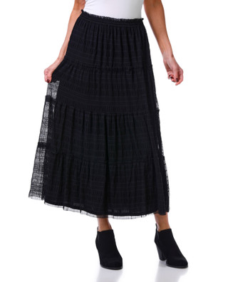 Thumbnail 2: MAX STUDIO Women's Mesh Maxi Skirt 