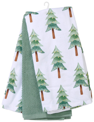 Thumbnail 2: Rockhill Home 3 Pk Christmas Tree Farm Kitchen Towels  