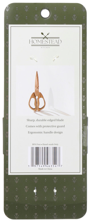 Thumbnail 2: HOMESTEAD Acacia Wood Kitchen Shears 