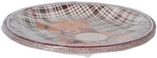 Thumbnail 2: BADGLEY MISCHKA 12 Pk Christmas Bear Dinner Paper Plates  