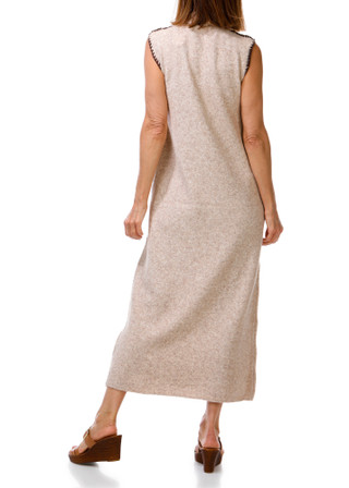 Thumbnail 2: BY TOGETHER Women's Sleeveless Turtleneck Maxi Dress 