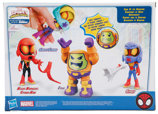 Thumbnail 2: Marvel 6 Pc Spidey And Amazing Friends Gear Up Adventure Toy Set 