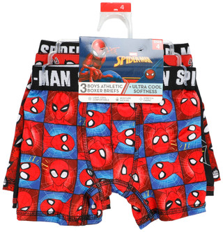 Thumbnail 4: Spiderman Boys 3 Pk Spider-Man Athletic Boxer Briefs  