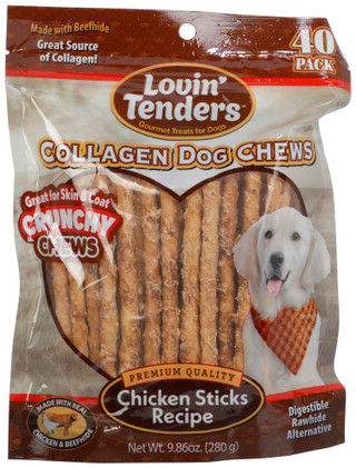 Thumbnail 3: LOVIN TENDERS 40 Pk Collagen Dog Chews 