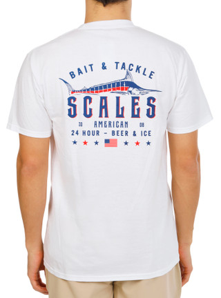 Thumbnail 3: SCALES Men's Short Sleeve Graphic Crew Neck Tee 