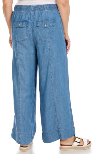 Thumbnail 1: Coral Bay Women's Plus Drapey Pull On Pants 