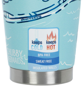 Thumbnail 1: Chubby Mermaids Manatee Springs Hotel Insulated Travel Tumbler 
